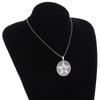 1ks Čarodějnický pentagramový náhrdelník z nerezové oceli Pánský židovský hebrejský tetragrammaton Šalamounovy přívěsek Amulet Šperky
