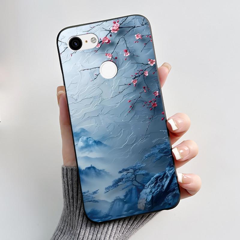 Husă Drăguță Pentru Google Pixel 3/Pixel 3XL Carcasă Imprimată Funda Pentru Google Pixel 3A XL Coque Husă Protectoare Carcasă Moale din Silicon