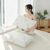 Bambusfaser Memory-Kissen Langsam Rückprallendes Reisekissen Schutz der Halswirbelsäule Nackenkissen zum Schlafen Kissen für Schlafzimmer