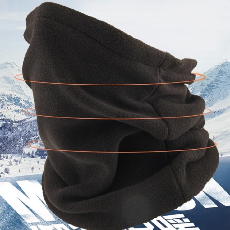 Fleece Neck Male Bandana Neck Warmer Winter Windproof Tube Scarves Neck Gaiter