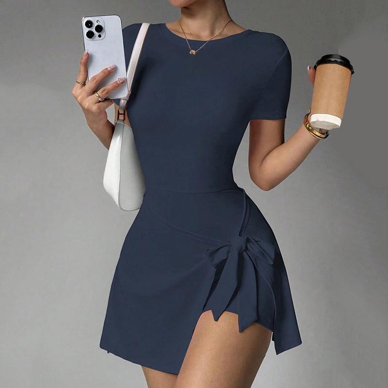 Women's Casual Yoga & Sports Skirt - Spring/Summer Beautiful Back Two-Piece for Golf & Tennis