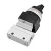 MOV-01 Mechanical Hand Control  lve 2-Position 2-Way G1Celsius8 Hand Control Pneumatic  lve, Manual Mechanical    lve   Pneumatic Mechanical
