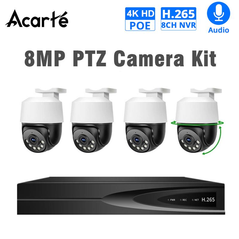 Acarte 4K 8MP PTZ Security Camera System