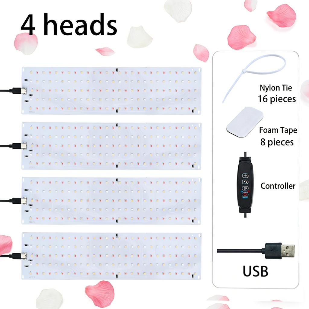 Full Spectrum LED Grow Light, Plant Lights with Auto Cycle Timer & 10 Dimming Options, Perfect for Growth Stages on Indoor Plant