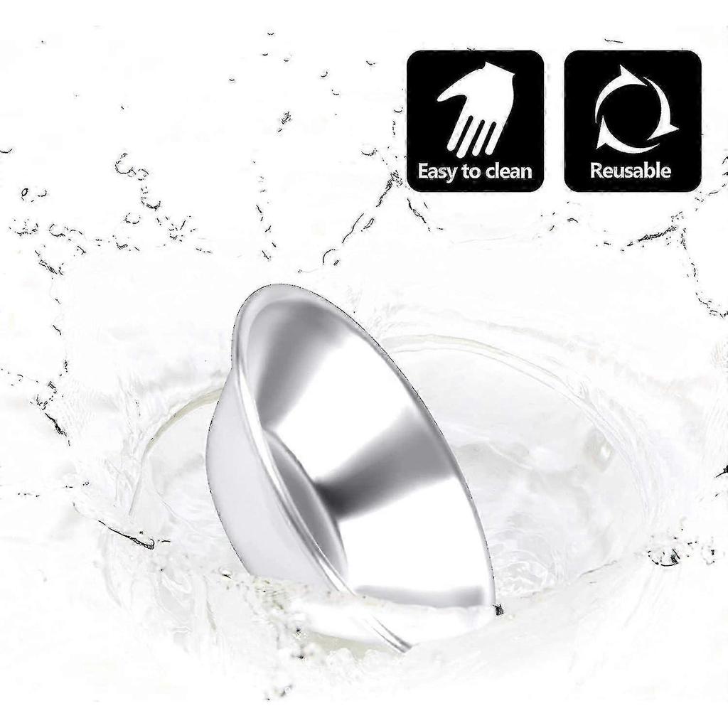 Moule à Tartelette aux Œufs Moules Puto Plats en Fer Blanc Tasses à Tarte Cupcake Gâteau Biscuit Pouding Gelée Chocolat Moule Outil de Cuisson, Résistant à la Chaleur Antiadhésif, Lot de 20