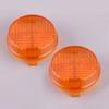 2 Stück Blinkerleuchte Bernsteinfarbene Linsenabdeckung Passend für Honda Shadow Phantom Fury Interstate Metropolitan Valkyrie Sabre Stateline 1300