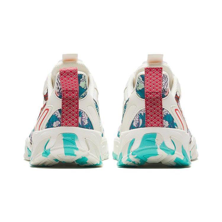 Anta Kids Honghu 3.0 Trendy Comfortable Versatile Shock Absorbing Wear Resistant Casual Shoes Kids Casual Shoes White Blue 312338808-9