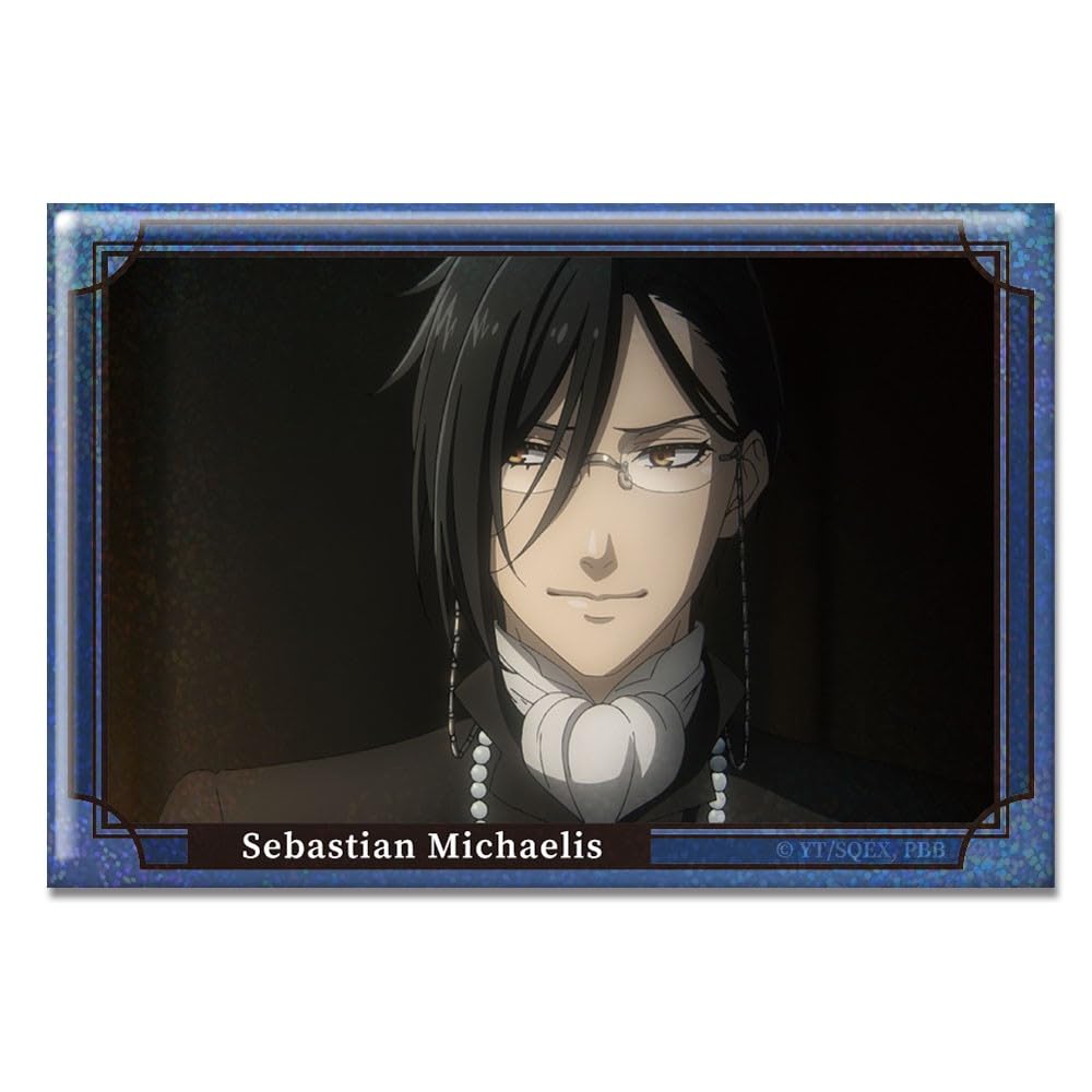 Black Butler - Arc de l'internat - Badge Canette Holographique Sebastian Michaelis D HBAN-K007-m04