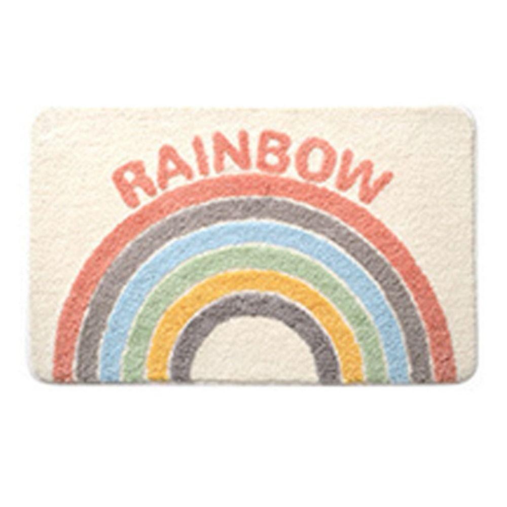 Anti-slip Floor Mat Absorbent Rug Entrance Carpet Cashmere Bath Carpet  Bathroom