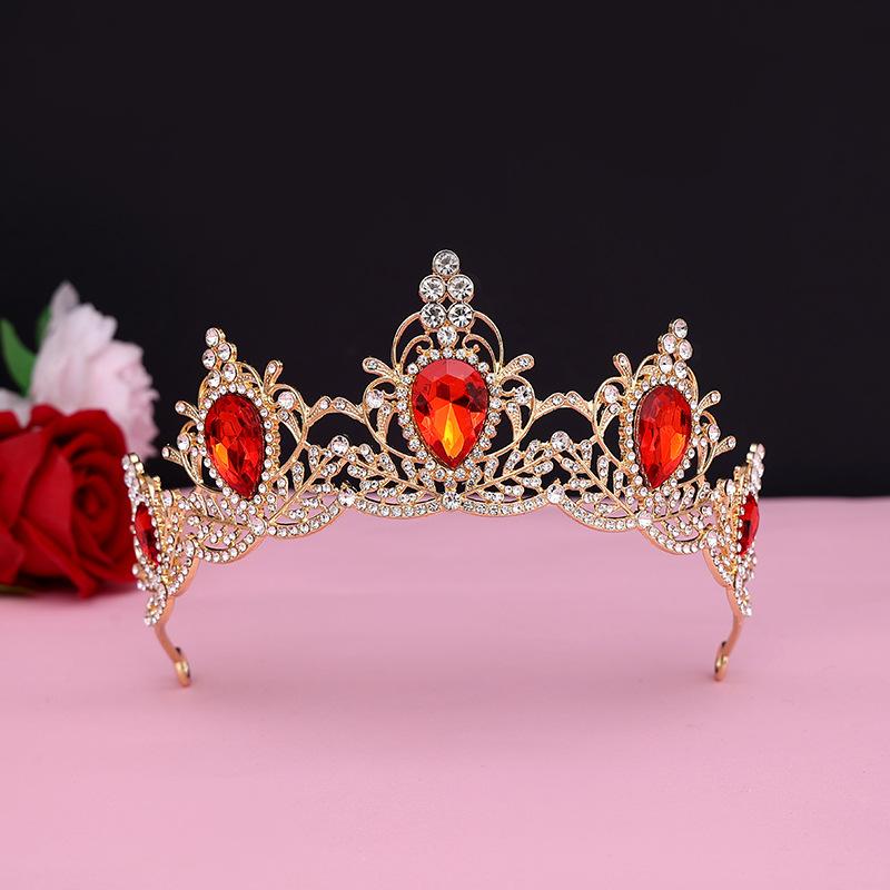 Bridal Crown European and American Baroque Bridal Headwear Birthday Adult Ceremony Crown New Hair Accessories