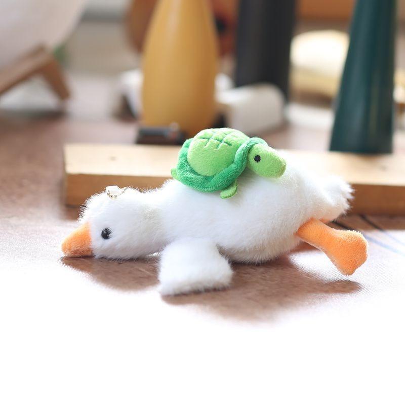 Keychain Plush Goose Pp Cotton Fill Backpack Decor Stuffed With Animals Pullout
