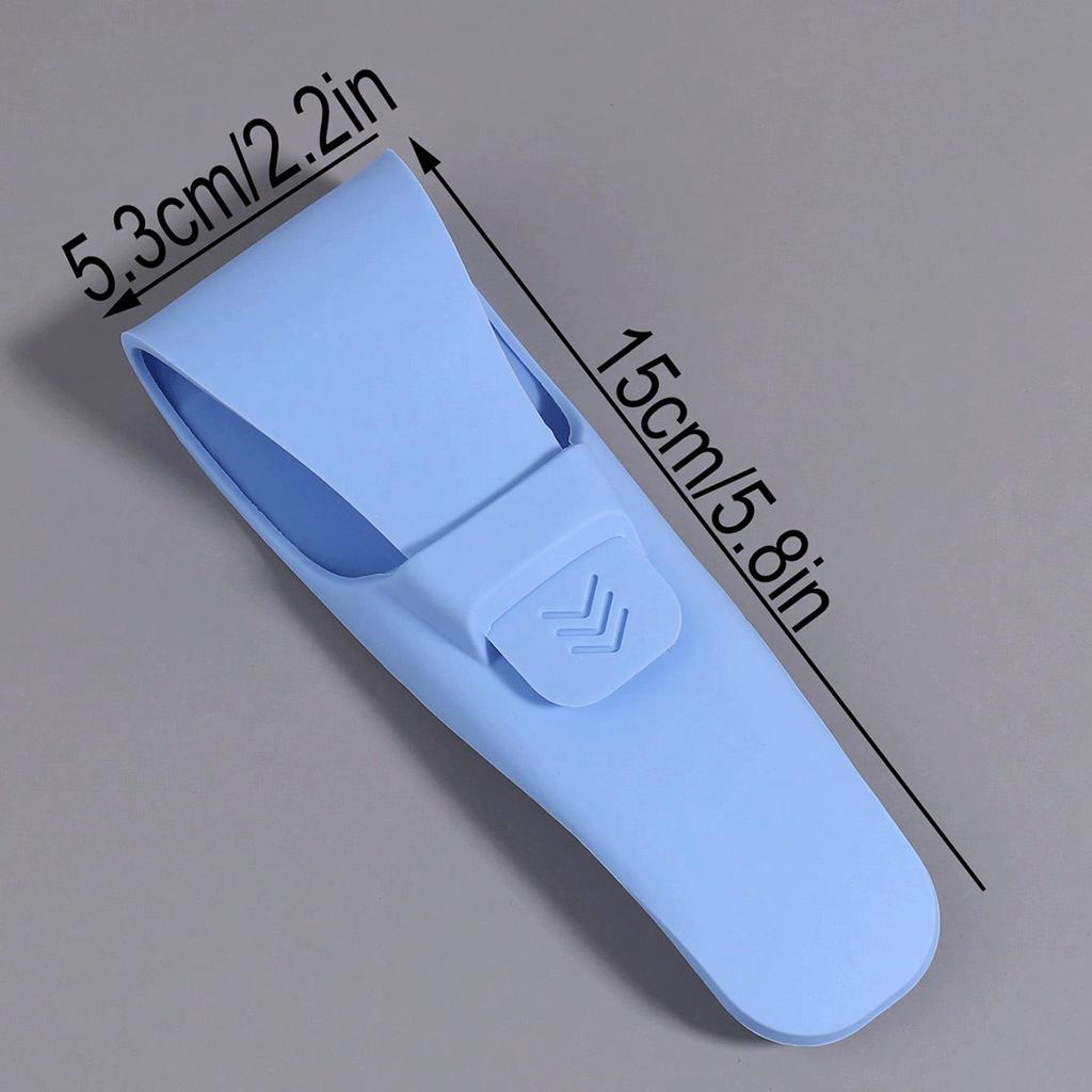 1PC-Silicone Razor Portable Holder Box Manual Shaver Protector Cover Portable Waterproof Shaving Accessories Razor Storage Box