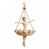 Vaso Suspenso Bailarina de Ballet, Vaso de Flores de Resina, Suporte Criativo para Plantas Decoração de Jardim Interno Externo Presente para Amantes de Plantas