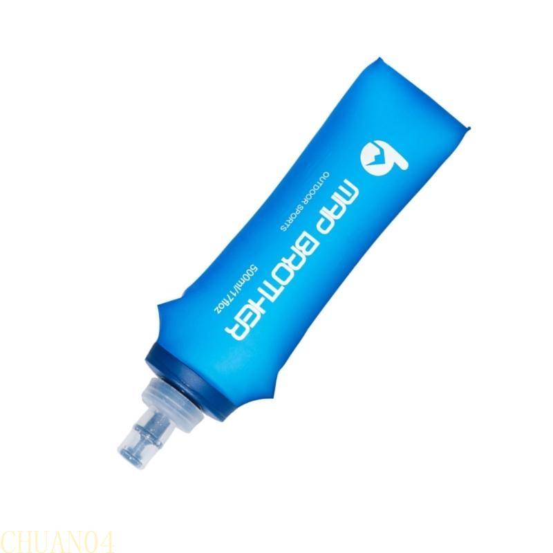 Bouteille d'eau pliable A1A2 Gourde souple portable en TPU Bouteille d'eau Pack d'hydratation pour la course à pied