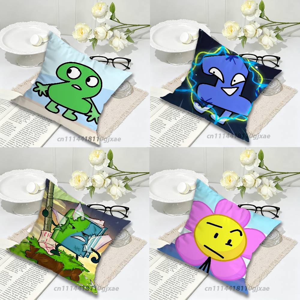 BBattle for Dream IIsland BFDI Pillow Case Living Room Sofa Cushion Cover Suitable For Home Bedroom Room Decoration