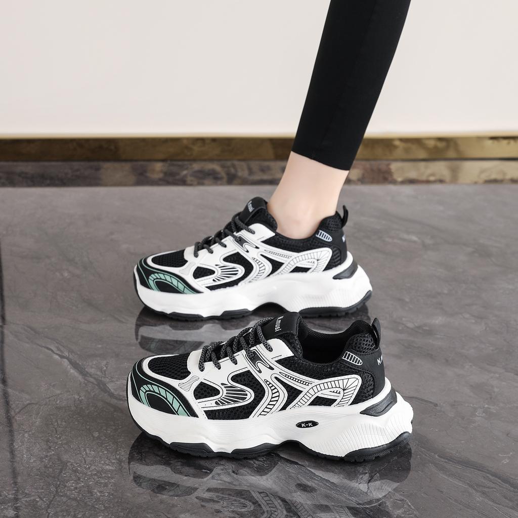 New Women's Shoes - Breathable Shoes, Versatile, Thick-soled, Heightening, Sports Shoes, Casual Shoes Devotion