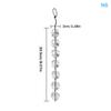 Crystal Glass Anal Massager Beads Inserted Plug BDSM Erotic Pull Beads Vaginal Balls Butt Plug Toys for Sensual Exploration
