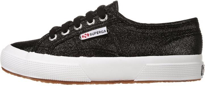 Кроссовки Superga 2750 Lame black/white