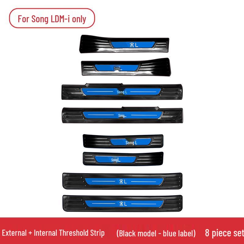 BYD Song L DMi Stainless Steel Door Sill & Trunk Protector Accessories