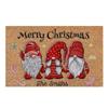 Christmas Rug New Year's  Decoration Anti Slip Entrance Flooring Carpet Floor Deacoration Cartoon Pattern Mat Home Carpet