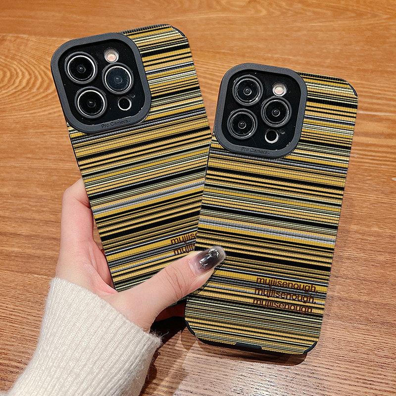 Vertical Leather Shell Fashion Printed Patterned Shockproof Soft Silicone Case with Camera Lens Full Protection for iPhone Samsung