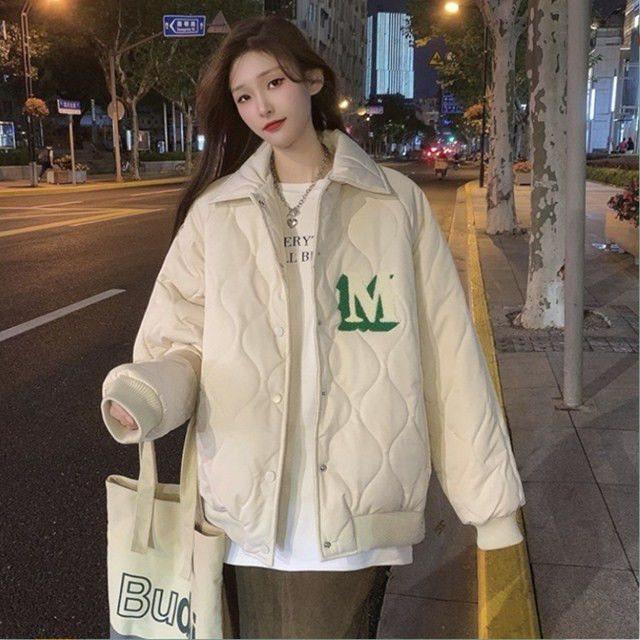 

Весенне-летняя женская свободная хлопковая куртка в гонконгском стиле - корейский дизайн, толстая подкладка, трендовая верхняя одежда S