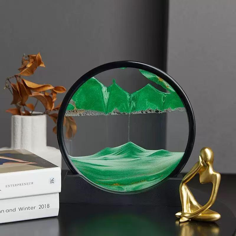 Ornament Klepsydra z Ruchomym Piaskiem: Kreatywna sztuka do dekoracji domu lub biura