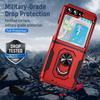Samsung Z Flip6 Protective Case with Ring Holder - Full Coverage