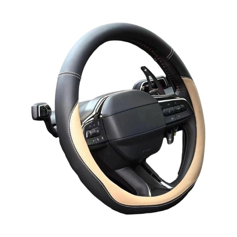 Anti Fatigue Universal 15 Inch Car Steering Wheel Protector Cover Enhancer Synthetic Leather Easy Install Nonslip Design
