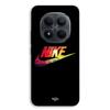 Etui na telefon - MANIACASE - Xiaomi Redmi Note 15 Pro Plus 5G - Silikon TPU - Kolorowe logo Nike - Czarne