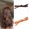 Elegant Hair Clip Barrette Sweet Fashionable Flat Clip Hairpin Stylish Hair Clip for Bunches