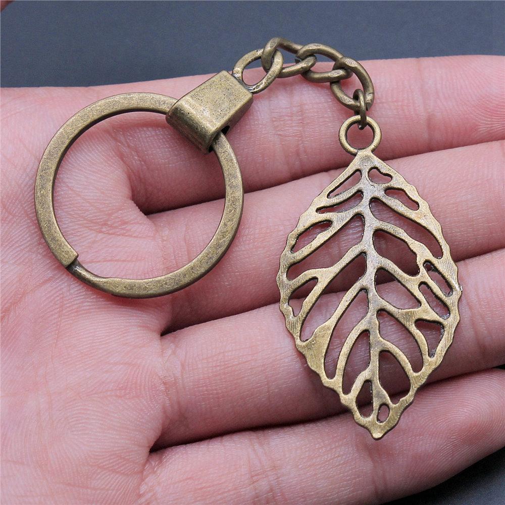 Tree of Life Nature Growth Pendant Antique Bronze Metal Keychain Trendy Gift for Nature Lovers