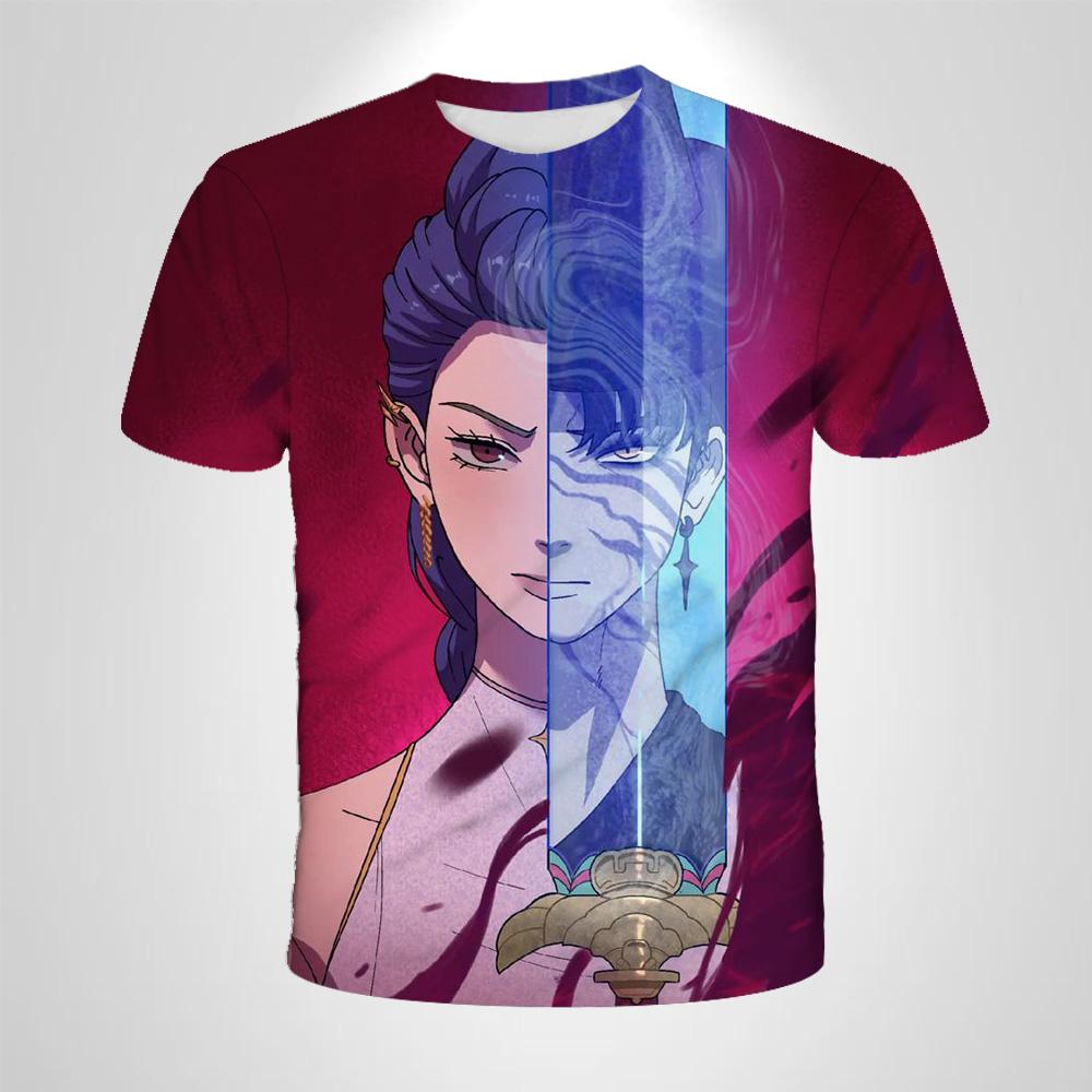 2025 Movie KPop Demon Hunters T-shirt Summer Short Sleeve Tee for Casual Loose Girl Boy Graphic Printed Tops