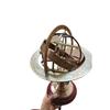 12.7 cm Brass Armillary Sphere World Globe on Wooden Base Maritime Nautical Celestial Decor Navigation Globe Home Decor Gift