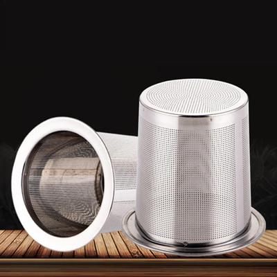 Tea Strainer Stainless Steel Tea Drain with Lid Tea Strainer Double Handle Tea Strainer with Lid Tea Brewer Tea Infuser Basket