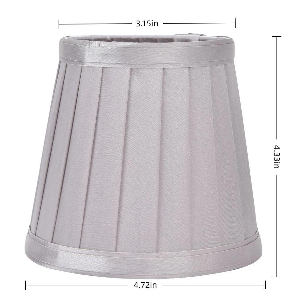 2PCS Lightweight Small Lamp Shades Clip On Design Modern Simple Lampshade Lamp Shades Bedroom