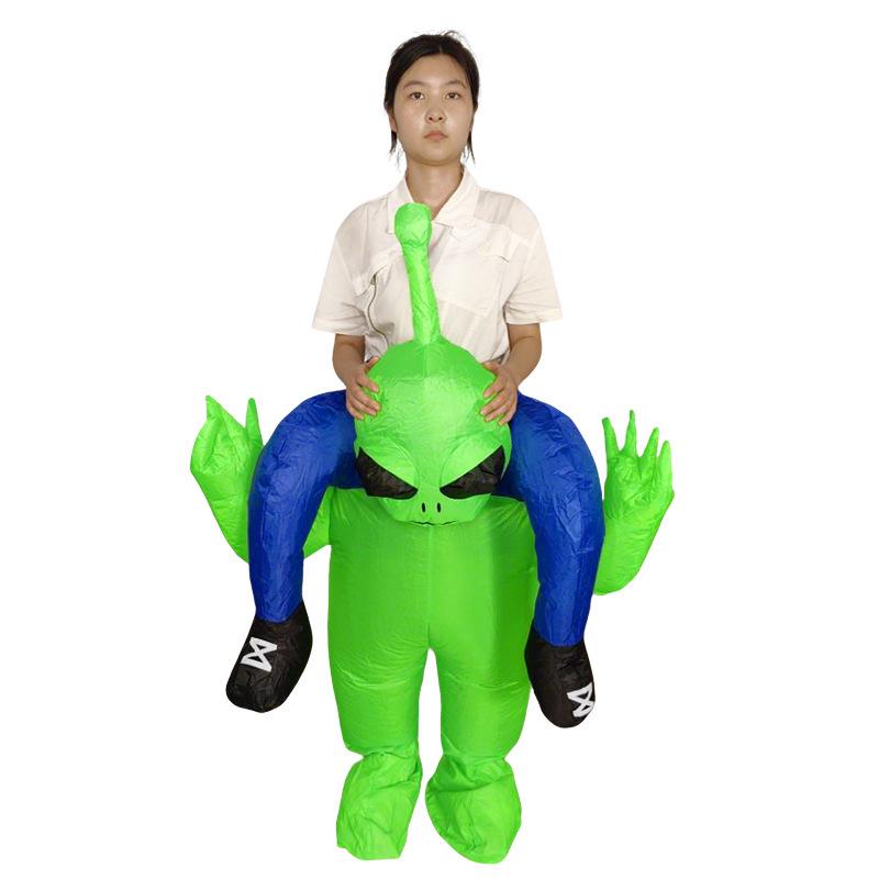 Costume gonfiabile da alieno per Halloween e scherzi Cosplay