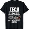 Tech Support Ninja Funny Computer Quote Programmer T-Shirt