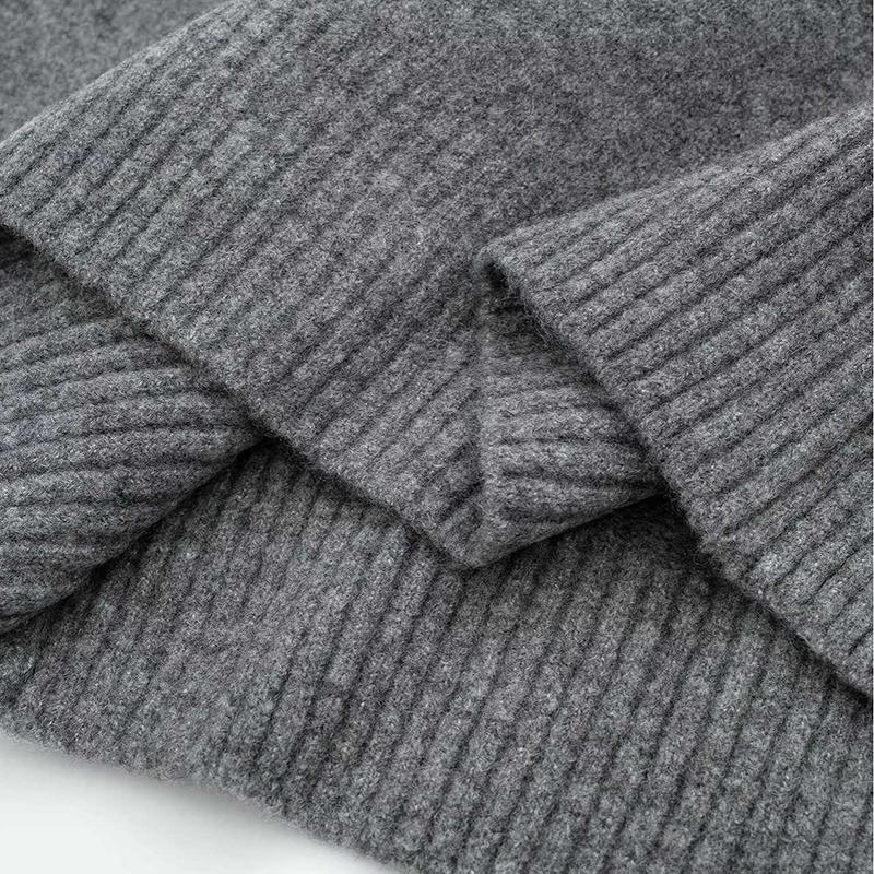 Fashion Round Collar Sweater Women Autumn Winter Classical Knitted Pullover Long Sleeve Simple Basic Jumper