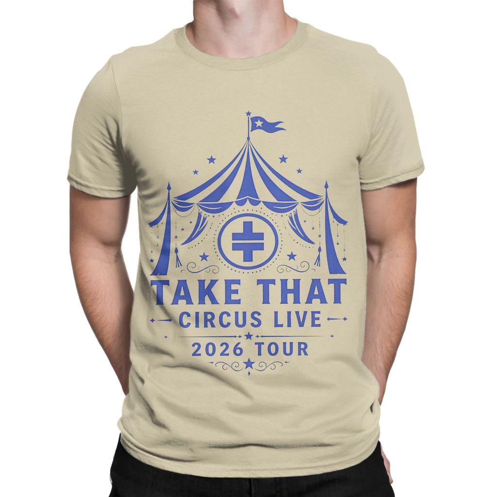 Unisex Unisex Printed Take That The Circus Live Tour 2026 T Shirt Tee 100 Cotton Tshirts Clothing