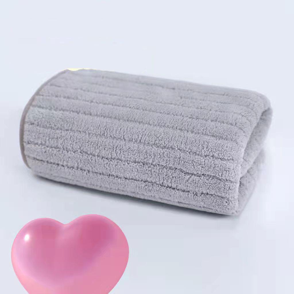 

Thick Coral Fleece Face Towel: Soft, Absorbent, Non-Shedding, Solid Color 35x75 cm
