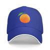 Orange Baseball Caps Fashion Casquette for Unisex Women Adjustable Casual Trucker Hats for Sports Outdoor Activities