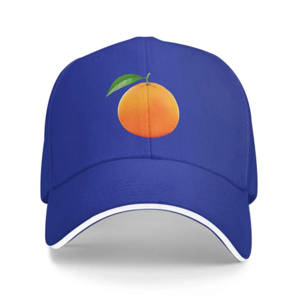 Orange Baseball Caps Fashion Casquette for Unisex Women Adjustable Casual Trucker Hats for Sports Outdoor Activities