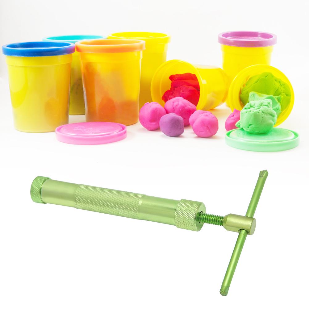 Nerezová ocelová zelená rotační mačkadlo na bahenní extruder, pistole na pečení fondánu, dort, sochařství z polymeru