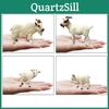 Childrens Farm Animal Decor With Pvc Models Of Goats And Lambs For Kids Playroom Use