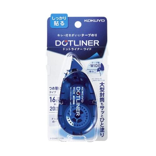 KOKUYO Tape Glue Glue Dot Liner Wide Body Ta-DM400-20 Body Size: H34xw97xd50mm/acid Free/55g