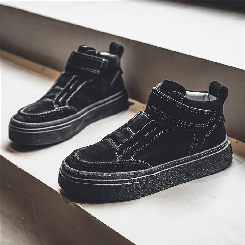 Nové pánské boty Vysoce kvalitní podzimní a zimní boty na skateboarding Vysoký top Pohodlné boty Trendy Retro boty pro volný čas s měkkou podrážkou