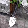 Outdoor Multi-Functional Military Shovel - Portable Stainless Steel Camping & Garden Digging Spade, Ideal For Outdoor Adventures
