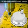 5V 60mm Diameter 4 Terminal Manual Pulse Generator CNC Electronic Handwheel with Handle