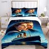 Romantic Love Titanic All Season Duvet Cover Comforter Bedding Sets Soft Quilt Cover and Pillowcases Single/Double/Queen/King